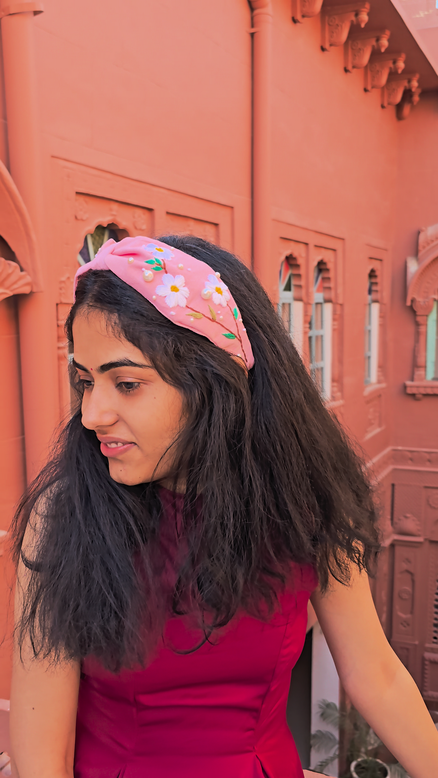 Aurora’s Hand Embroidered Headband