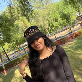 Flower Rebel Bucket Hat | Hand-Embroidered Floral Hat