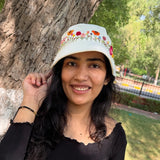 Sunlit Bloom Bucket Hat | Hand-Embroidered Floral Bucket Hat