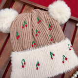 Cherry Puff Winter Cap | for Kids