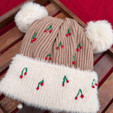 Cherry Puff Winter Cap | for Kids