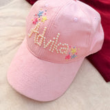 Pinkie Pearl Personalized Summer Cap | Textured Finish