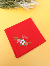 Bridal Harmony Set – Hand Embroidered Custom Hankey Gift Set
