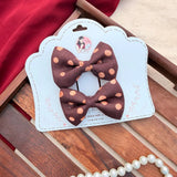 Polka Twins | Polka Dot Hair Bow Set for Women