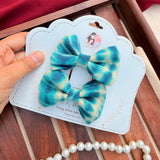 Tropical Twins | Printed Fabric Hair Bow Set for Women