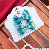Tropical Twins | Printed Fabric Hair Bow Set for Women