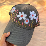 Greige Gul Personalized Hand Embroidered Cap