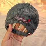 Greige Gul Personalized Hand Embroidered Cap