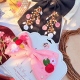 Rosé Royale Personalized Hand-Embroidered Hair Accessory Hamper
