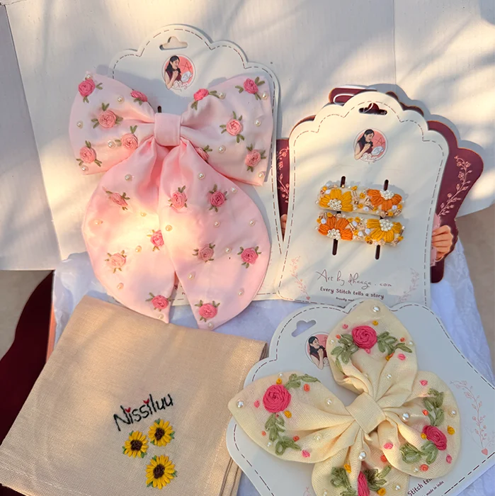 The Secret Garden Personalized Floral Embroidered Gift Hamper