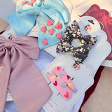 Rosé & Sky Personalized Floral Hair Accessory Hamper