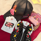 Midnight Princess Personalized Embroidered Hair Accessory Hamper