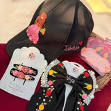 Midnight Princess Personalized Embroidered Hair Accessory Hamper