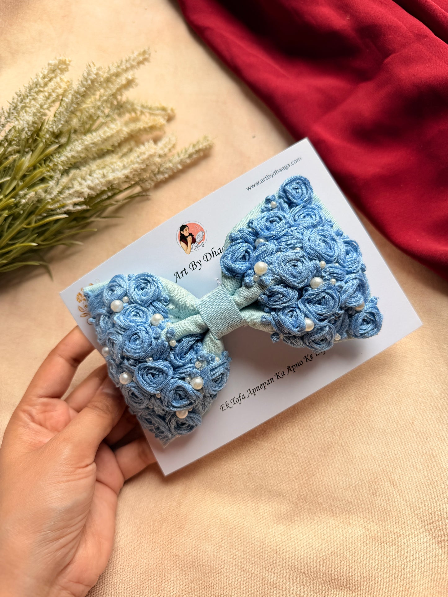Floral blue