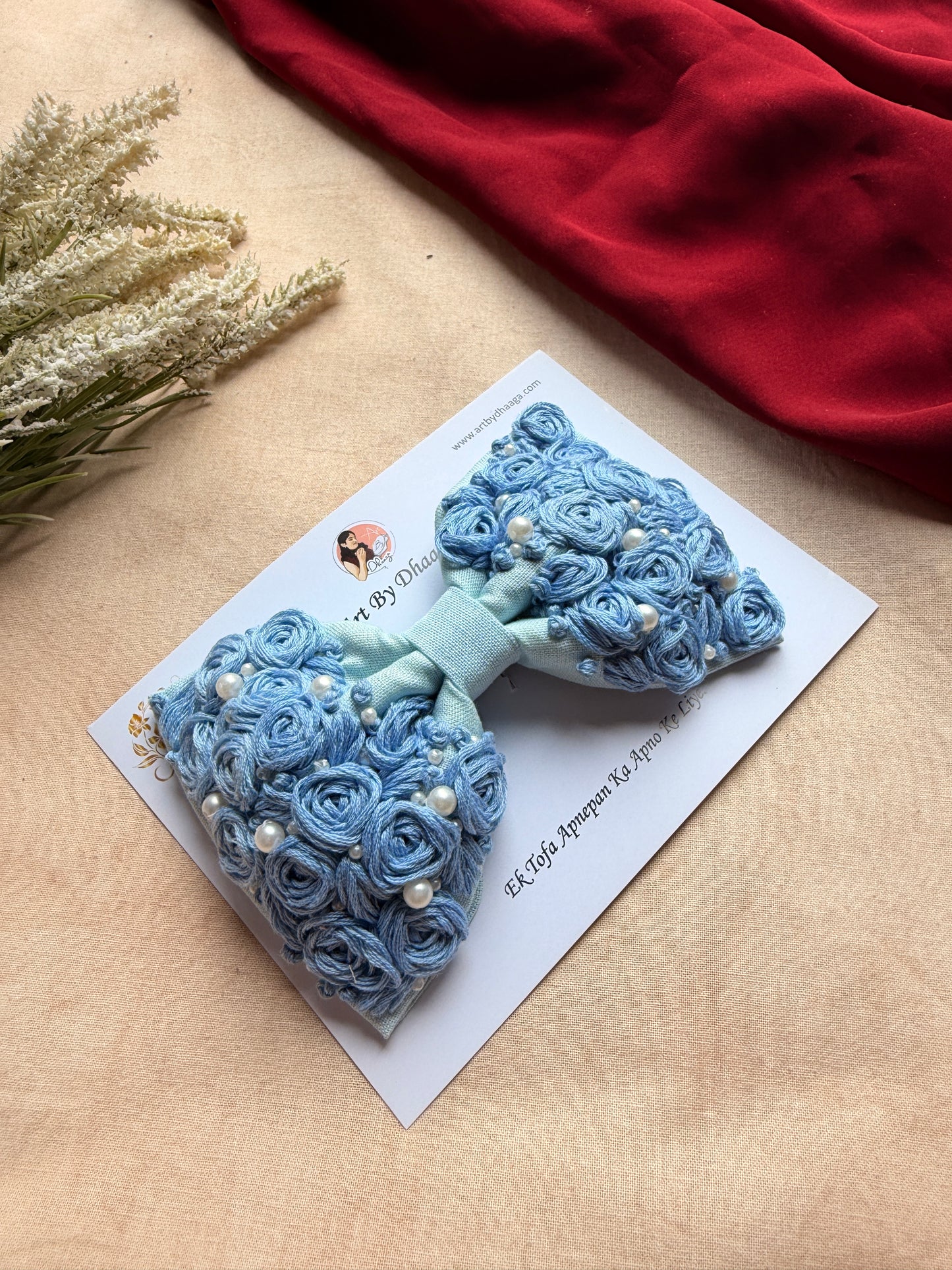 Floral blue