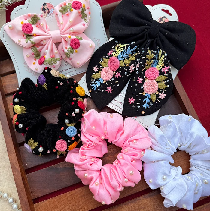 Good Luck Girl – Hamper Handmade Hair Accessories Gift