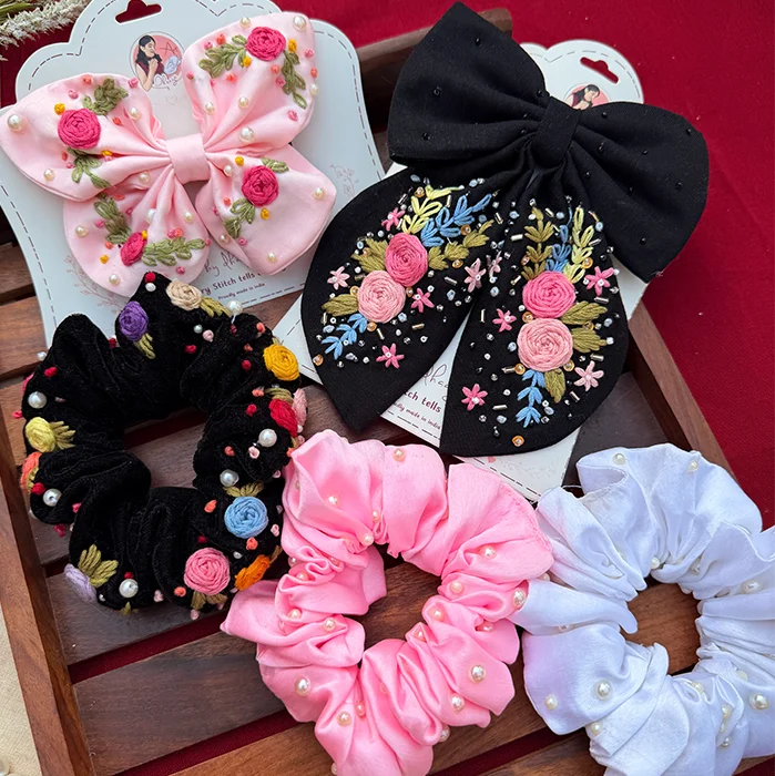 Good Luck Girl – Hamper Handmade Hair Accessories Gift