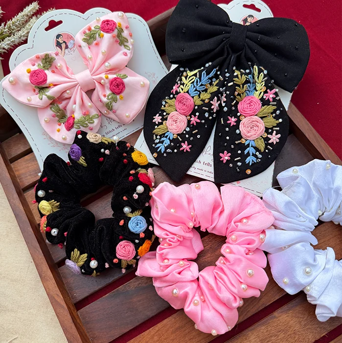 Good Luck Girl – Hamper Handmade Hair Accessories Gift