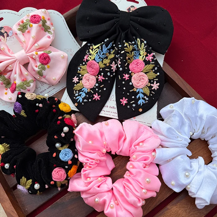 Good Luck Girl – Hamper Handmade Hair Accessories Gift