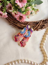 A Dream Petal Hand Embroidered Tic-Tac Hair Clips