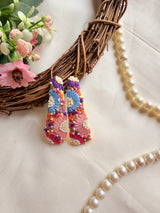 A Dream Petal Hand Embroidered Tic-Tac Hair Clips