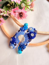 Neelam Hand Embroidered Floral Tic-Tac Hair Clips