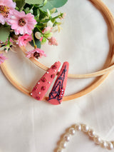 Eiffel Tower Hand Embroidered Tic-Tac Hair Clips