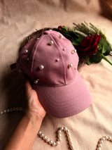 Pearl Mist Embellished Cap
