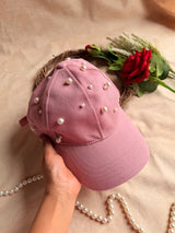 Pearl Mist Embellished Cap