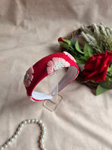 Laal Komal Hand Embroidered Headband