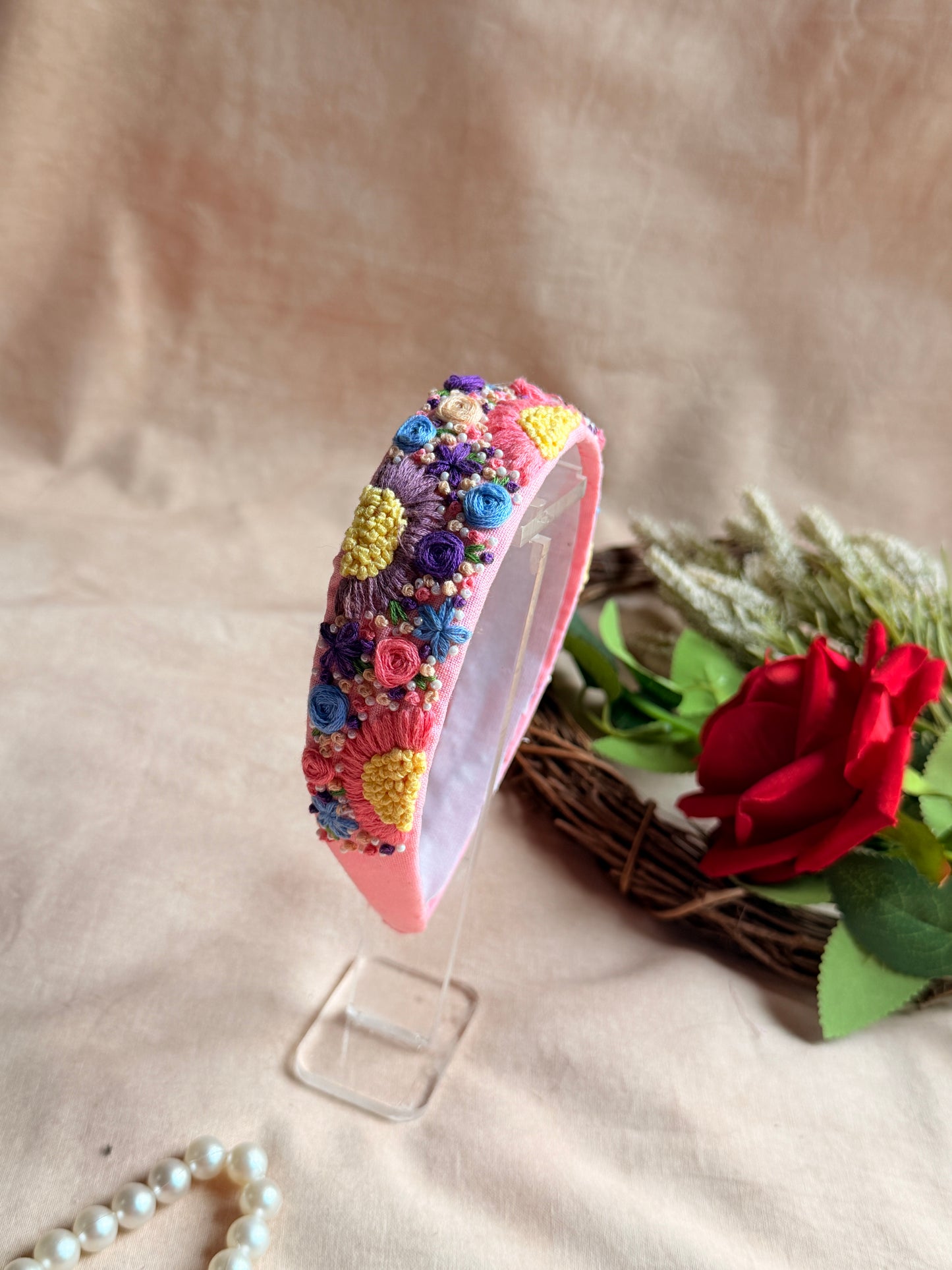 Rang Utsav Hand Embroidered Headband