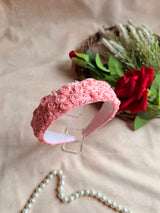 Gulabi Gulistan Hand Embroidered Headband