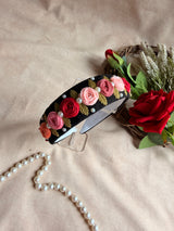 Rangrez Kaali Gul Hand Embroidered Headband