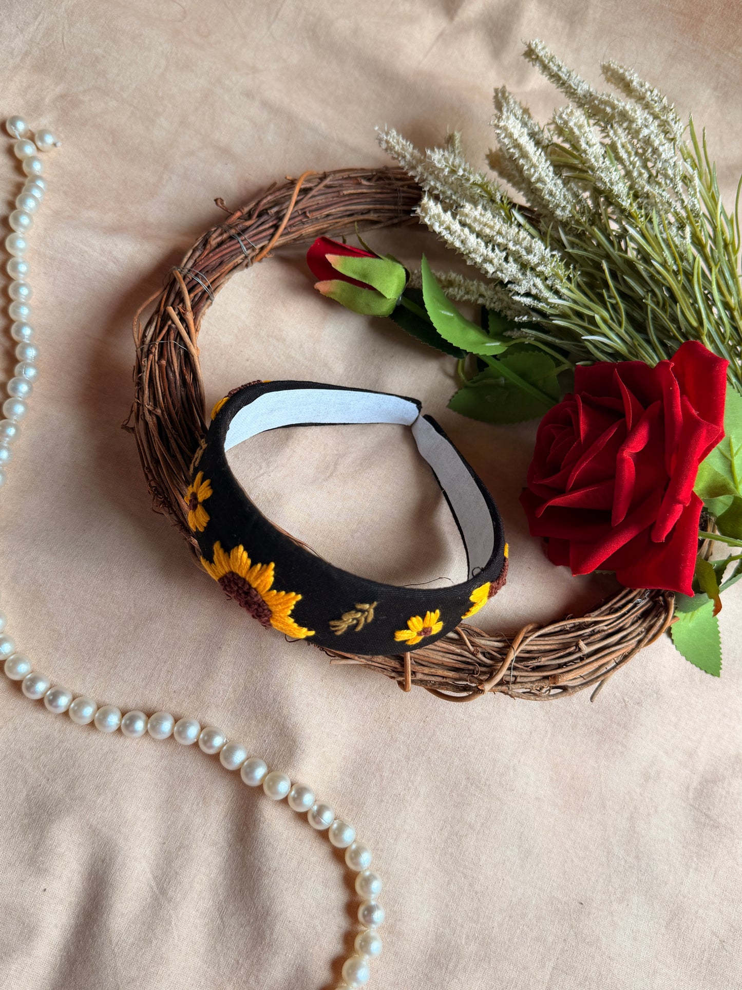 Surajmukhi Shyaam Hand Embroidered Headband