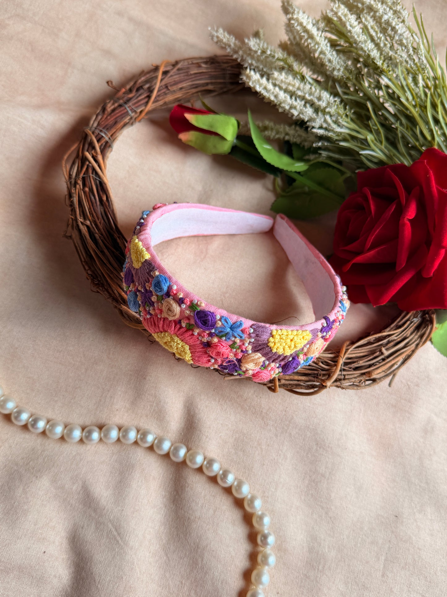 Rang Utsav Hand Embroidered Headband