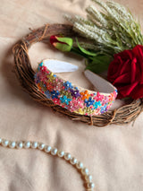 Phool Rangini Hand Embroidered Headband