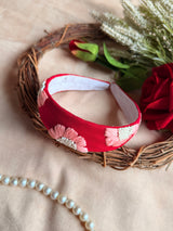 Laal Komal Hand Embroidered Headband