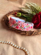 Neelkamal Safed Pushp Hand Embroidered Headband