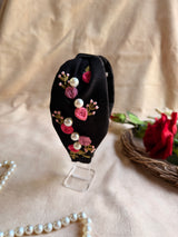 Maleficent’s Hand Embroidered Headband