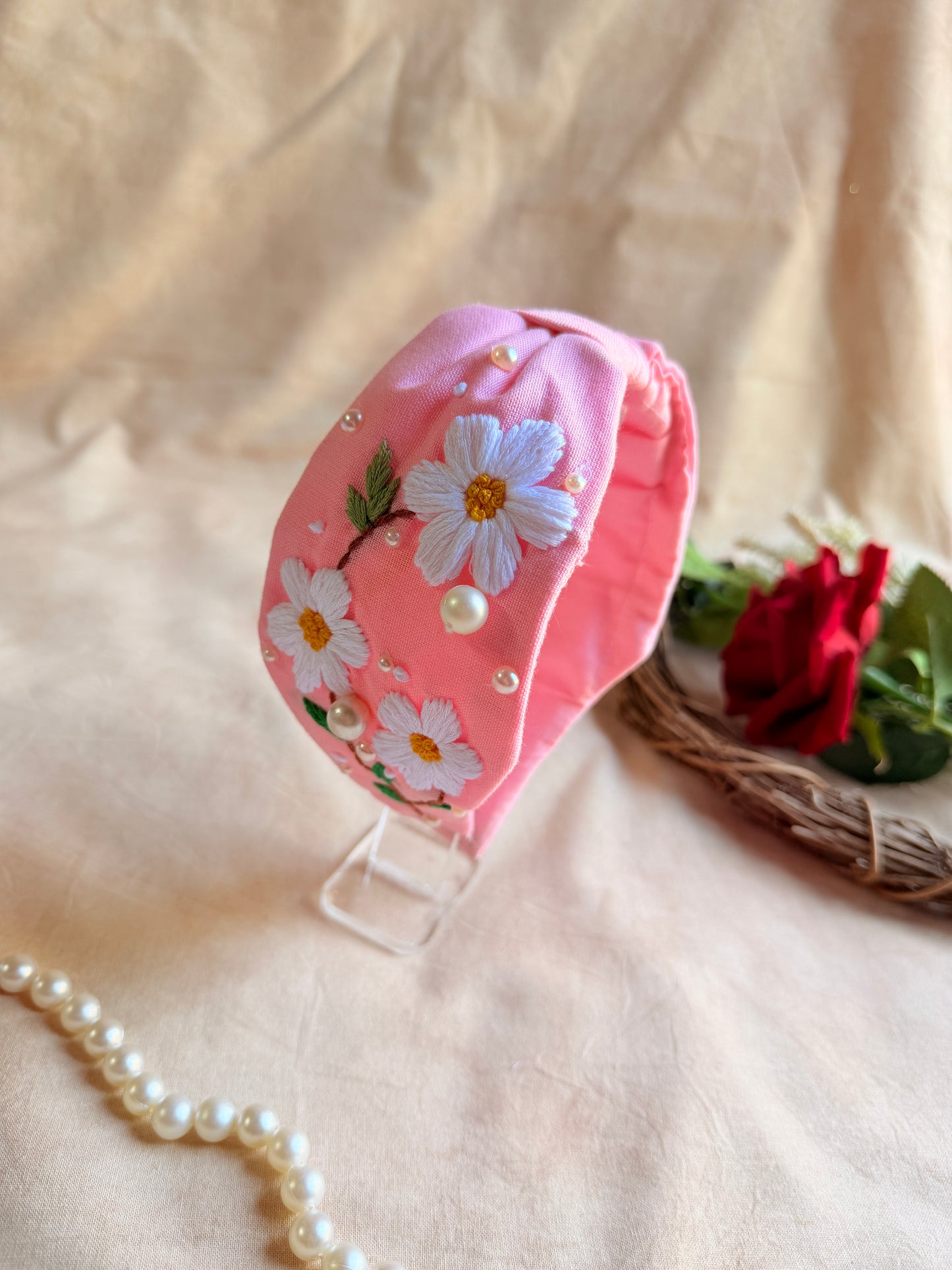 Aurora’s Hand Embroidered Headband