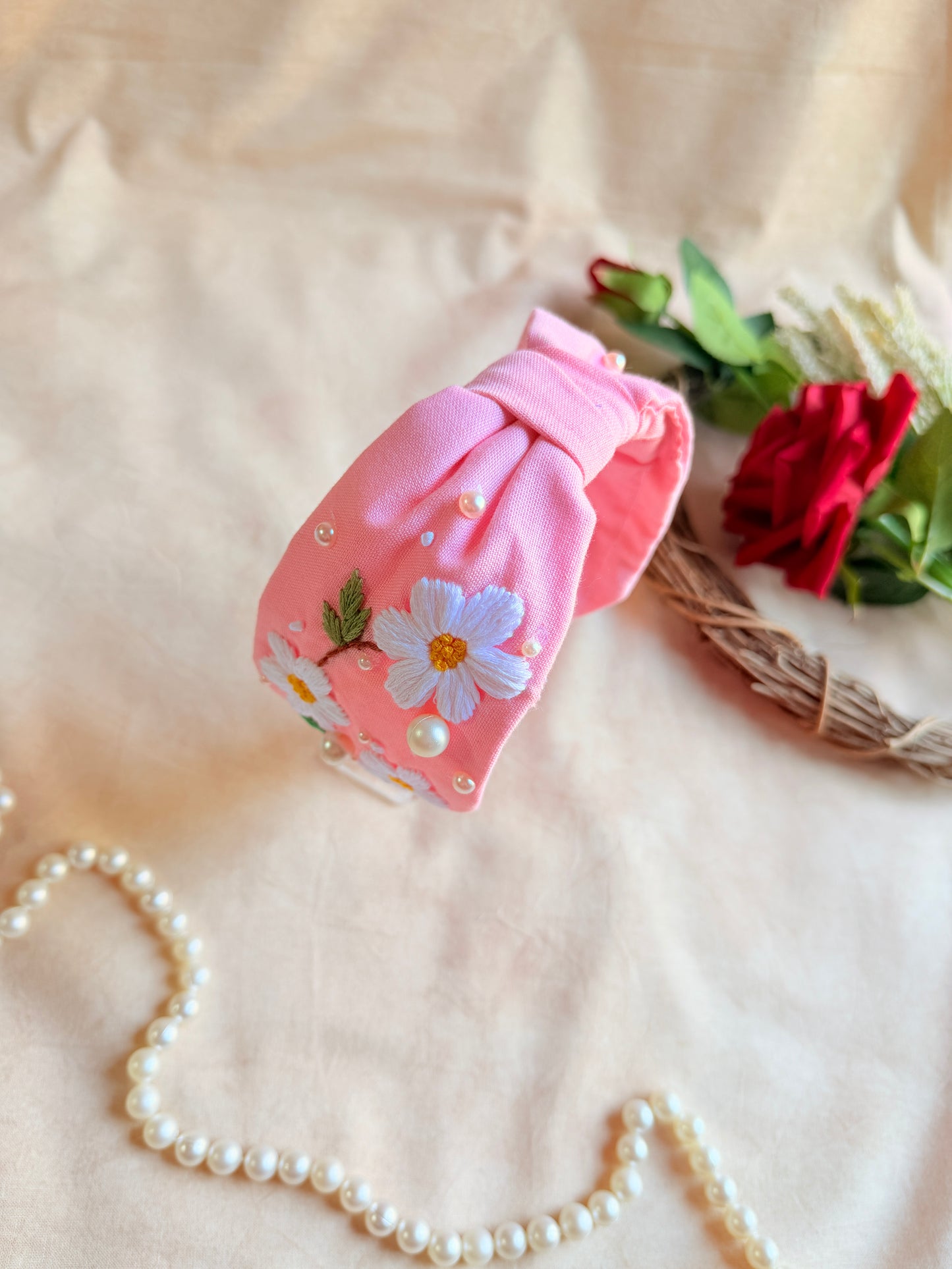 Aurora’s Hand Embroidered Headband