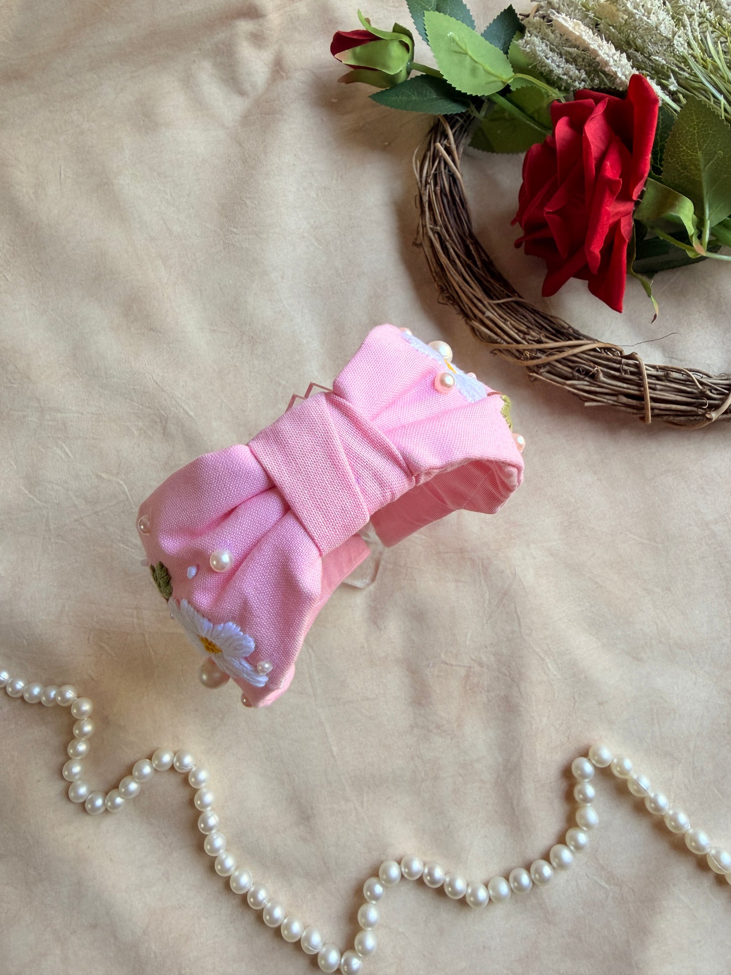 Aurora’s Hand Embroidered Headband