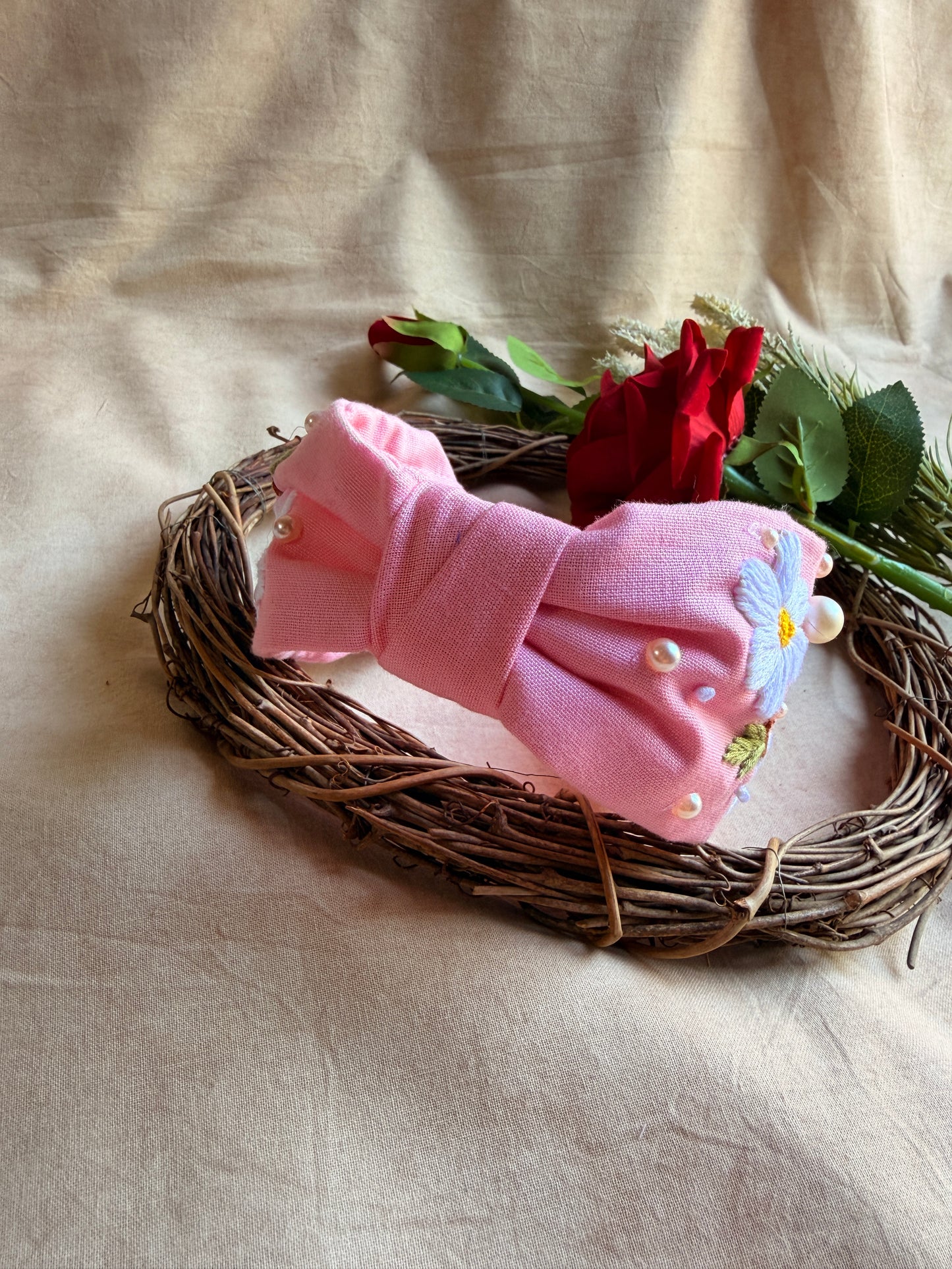 Aurora’s Hand Embroidered Headband