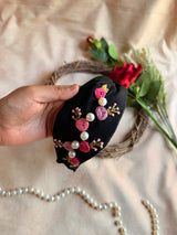 Maleficent’s Hand Embroidered Headband