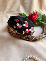 Maleficent’s Hand Embroidered Headband