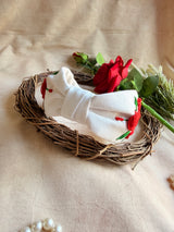 Rose Garden Hand Embroidered Headband