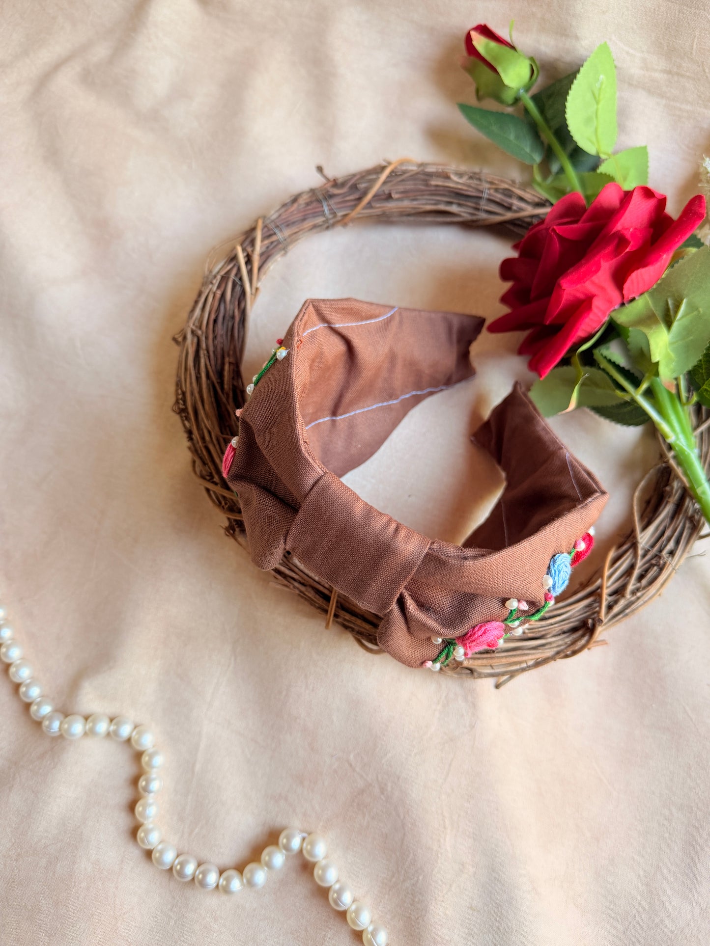 Mrinal Hand Embroidered Headband