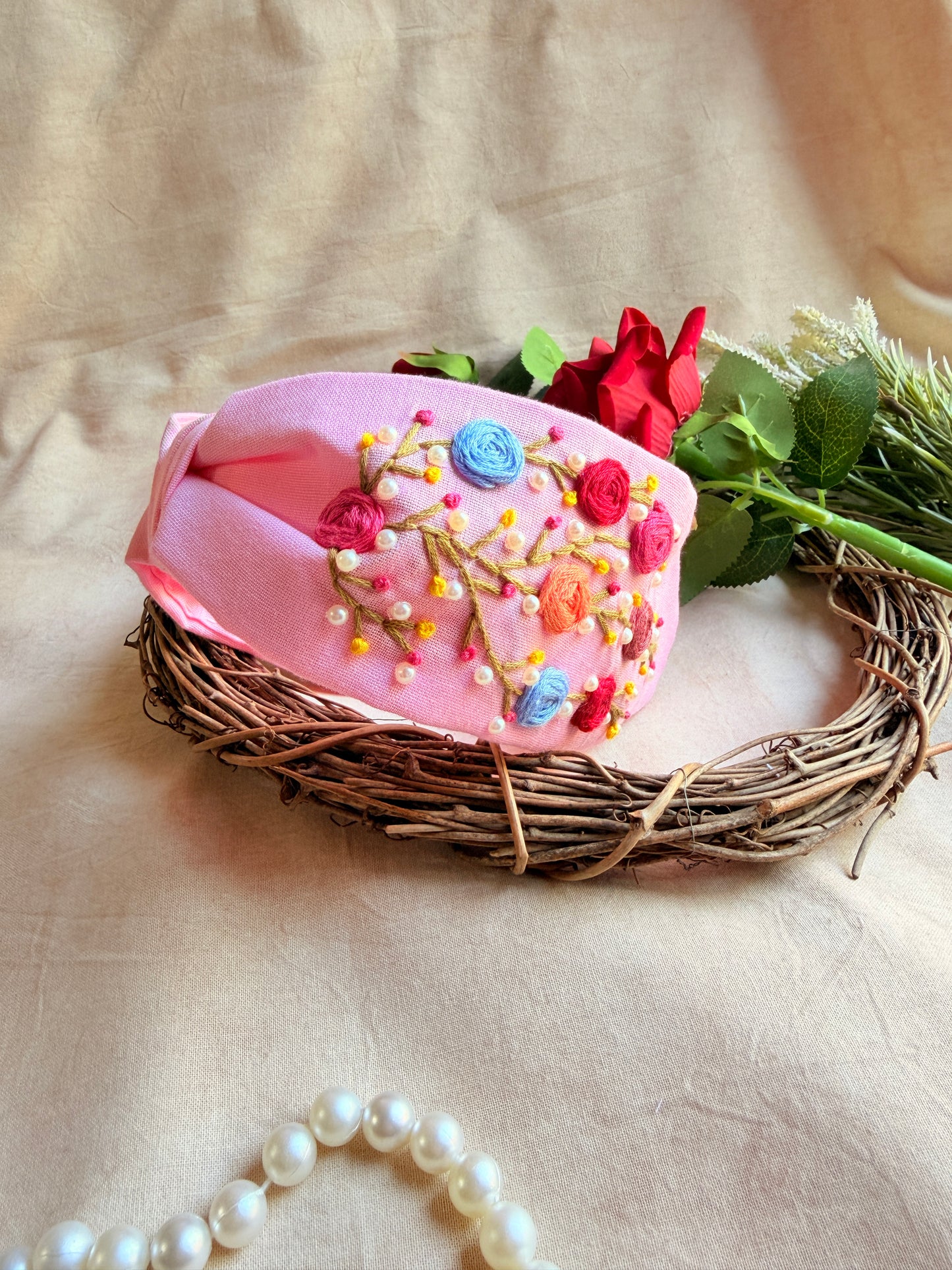 Sizhuka Hand Embroidered Headband