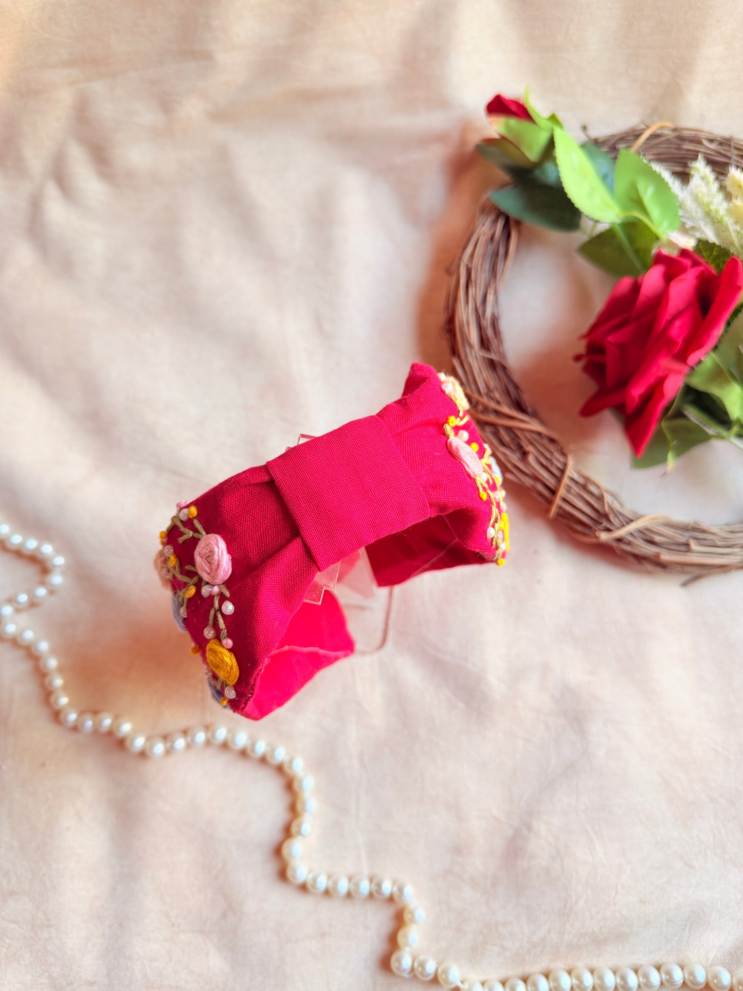 Vasudha Hand Embroidered Headband
