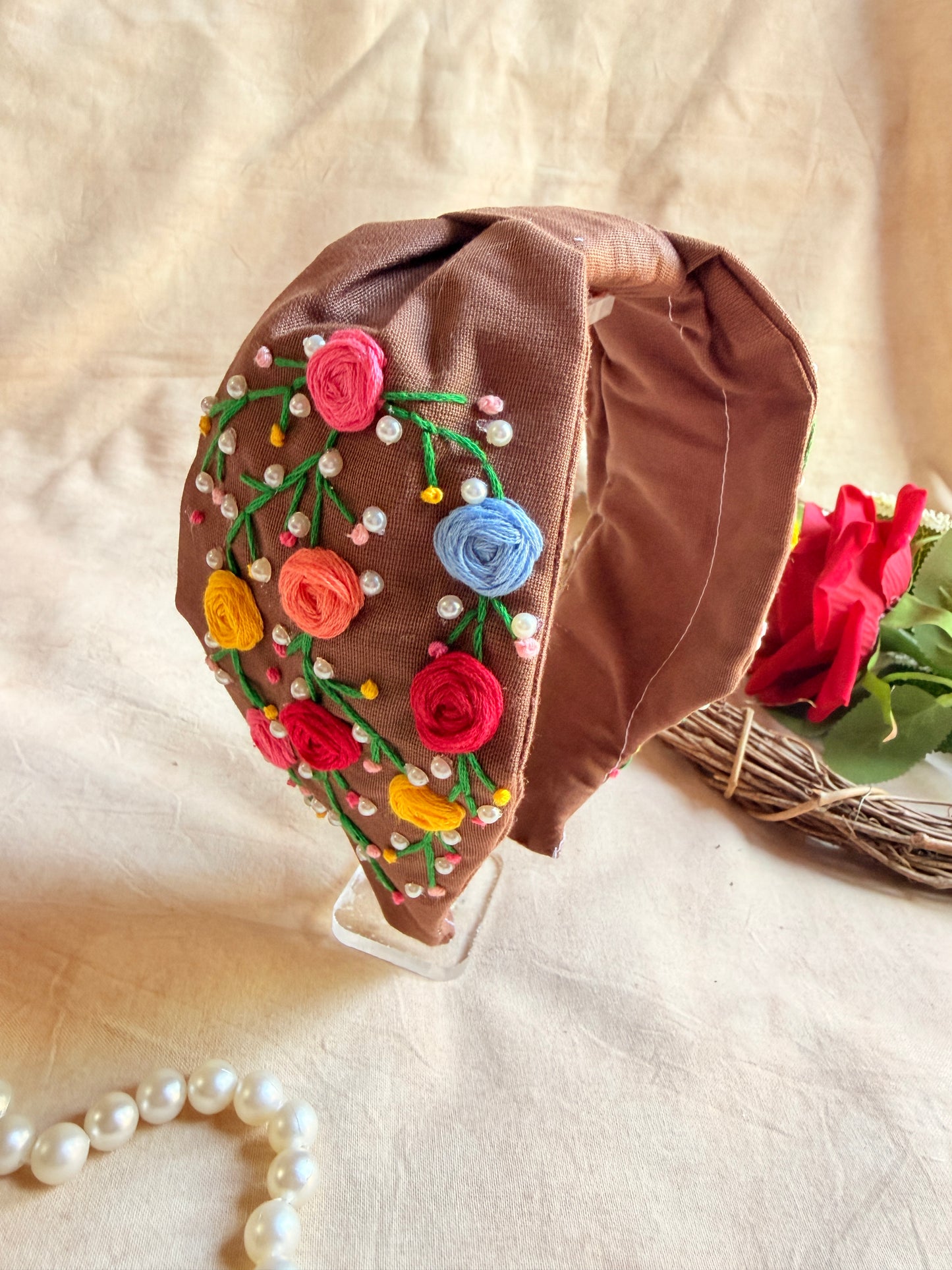 Mrinal Hand Embroidered Headband
